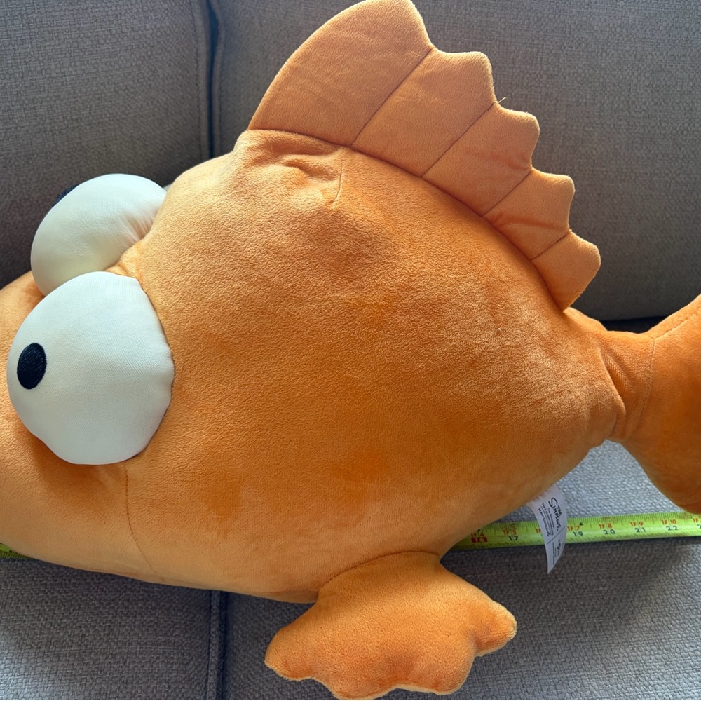 Universal Studios Simpsons Blinky Three Eyed Fish 24" Large Plush Toy - Picture 3 of 4